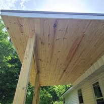 Timber Porch Ceiling Detail
